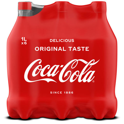 Afbeeldingen van Coca Cola 6x1L  Pack