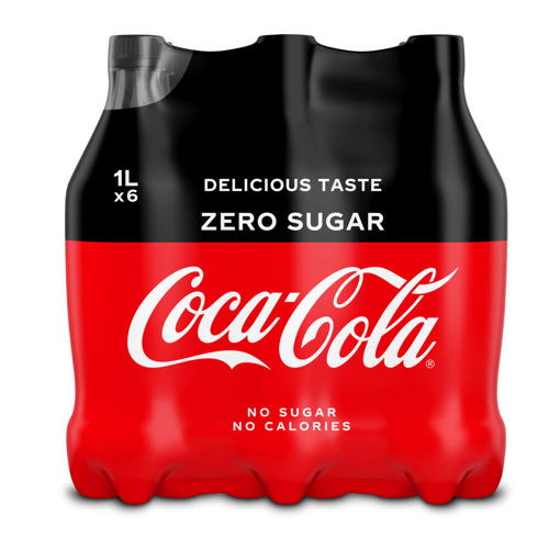 Afbeeldingen van Coca Cola Zero 6x1L  Pack