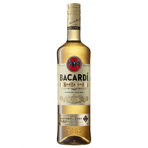 Afbeeldingen van Bacardi Carta Oro 40% 70cl Fles