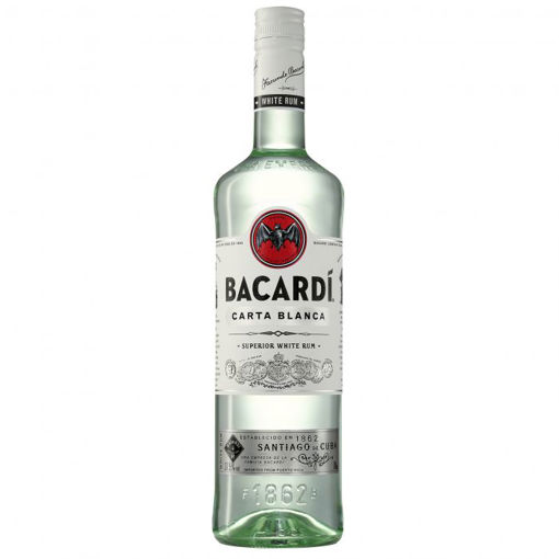 Afbeeldingen van Bacardi Carta Blanca 37.5% 70cl Fles