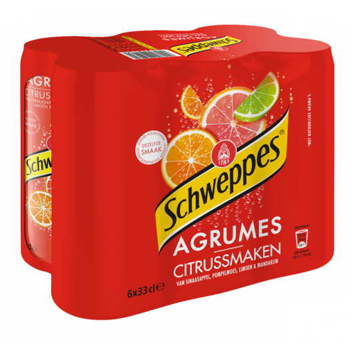 Afbeeldingen van Schweppes Agrum 6x33cl Pack