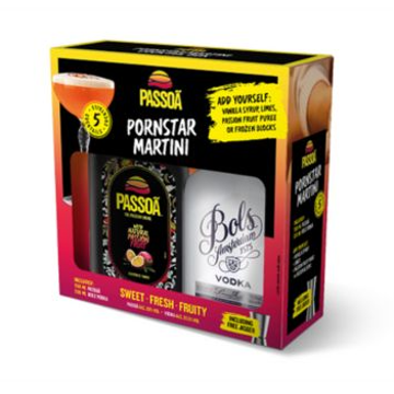 Toon details van Passoa Pornstar Martini 40cl Afbeeldingen van Passoa Pornstar Martini 40cl